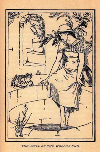 1911 Illustration by John D. Batten of 'The Well at the World's End'