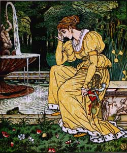 An Illustration from 1874 of 'The Frog King' by Walter Crane (Heiner 2002)