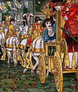 An Illustration from 1874 of 'The Frog King' by Walter Crane (Heiner 2002)